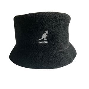 Streetwear Y2K Bermuda Bucket Hat Kangol Black Large NWT